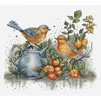 Luca-S Song of the Birds Counted Cross Stitch Kit