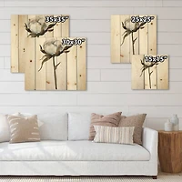 Designart - Retro Cotton Flower