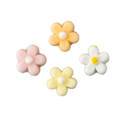 Sweet Tooth Fairy® Pastel Floral Bloom Icing Decorations, 24ct.