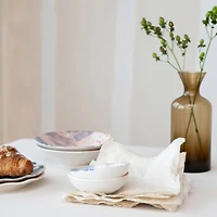 Hello Honey® 4.75" Compact Abstract Elegance Stoneware Bowl Set