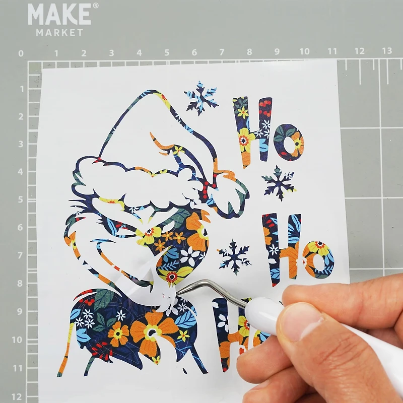 Floral Pattern Permanent Vinyl by Make Market®