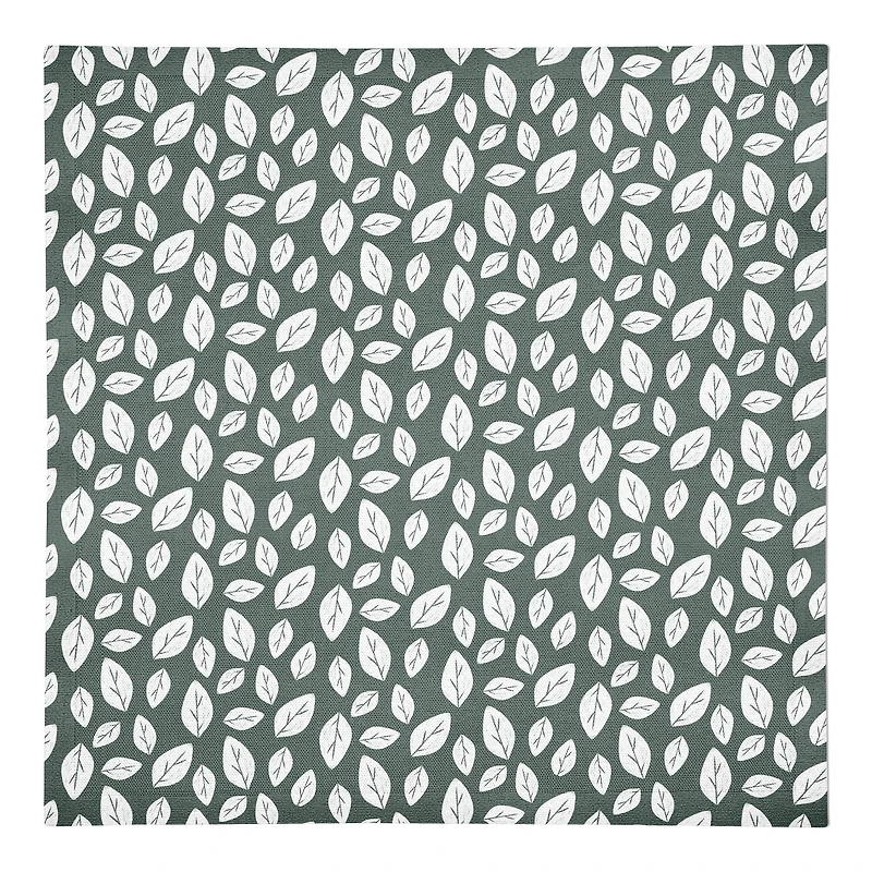 White Leaf Sage 10" x 10" Cotton Twill Napkin