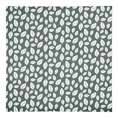 White Leaf Sage 10" x 10" Cotton Twill Napkin