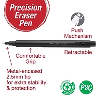Faber-Castell Precision Eraser Pen Refills, 4ct.