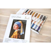 Luca-s Girl With A Pearl Counted Cross Stitch Kit