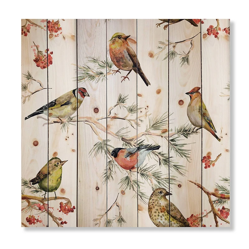 Designart - Forest Birds On Branches