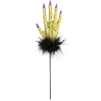 11" Witch Hand with Feathers Pick by Ashland®