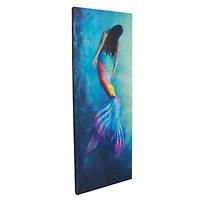 Mermaid Tail Outdoor Canvas Art Print - 16"x48"