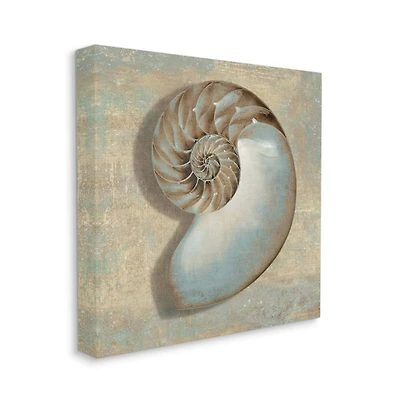 Stupell Industries Shell Beach Objects Design Canvas Wall Art