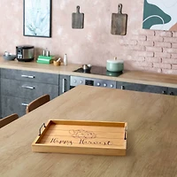 Elegant Designs™ 15.5" Happy Harvest Serving Tray with Handles