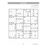 Dover Publications Creative Brain Games Extreme Sudoku Book