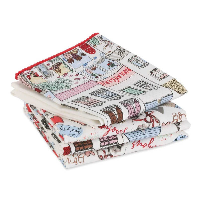 DII® I Love Paris Kitchen Textiles Dishtowel Set