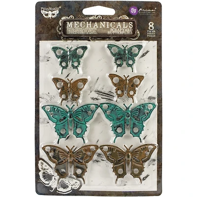 Finnabair® Mechanicals Scrapyard Butterflies Metal Embellishments