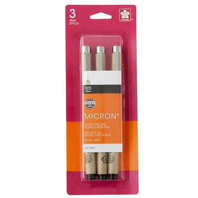 12 Packs: 3 ct. (36 total) Pigma® Micron® Black Pens