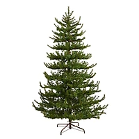 8ft. Pre-Lit Vancouver Mountain Pine Artificial Christmas Tree, Clear Lights