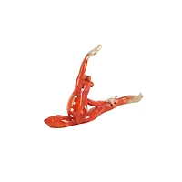 Set of 3 Gold Eclectic Polystone Frog Sculpture 8" x 5"