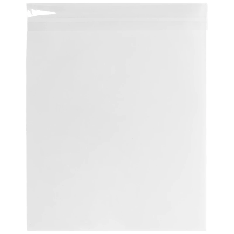 JAM Paper 11.25" x 14.25" Clear No. 10 Policy Cello Sleeve Envelopes, 100ct.