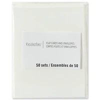 Ivory Flat Cards & Envelopes by Recollections™, 5" x 7"