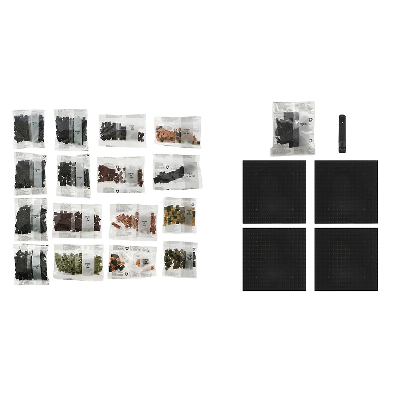 10" x 10" Mona Lisa Pixelated Brick Art Kit by Make Market®