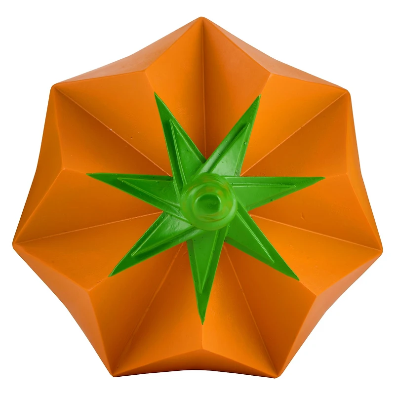 6" Orange Origami Pumpkin Tabletop Figurine