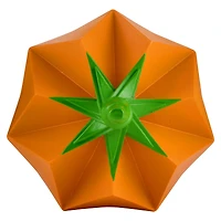 6" Orange Origami Pumpkin Tabletop Figurine