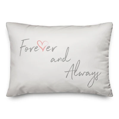Forever and Always Throw Pillow