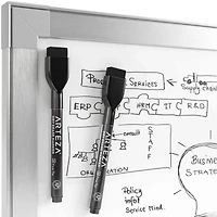 Arteza® Black Fine Tip Magnetic Dry Erase Markers, 36ct.