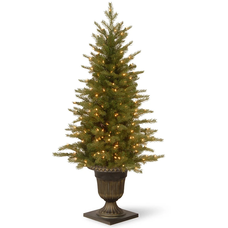 4ft. Pre-Lit Nordic Spruce® Entrance Artificial Christmas Tree, Clear Lights
