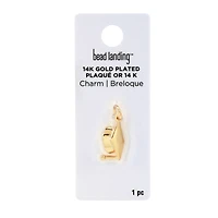 14K Gold Plated Graduation Cap Charm by Bead Landing™