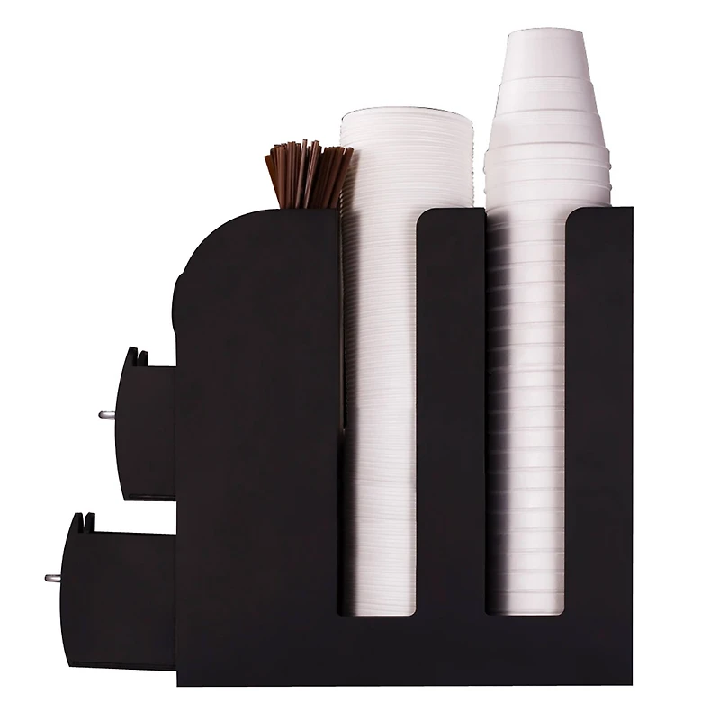 Mind Reader Black Coffee Caddy Condiment Storage Organizer