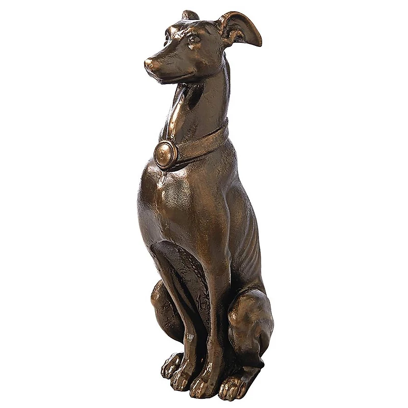 Design Toscano 25" Greyhound Sentinel Cast Iron Dog Statue