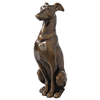Design Toscano 25" Greyhound Sentinel Cast Iron Dog Statue