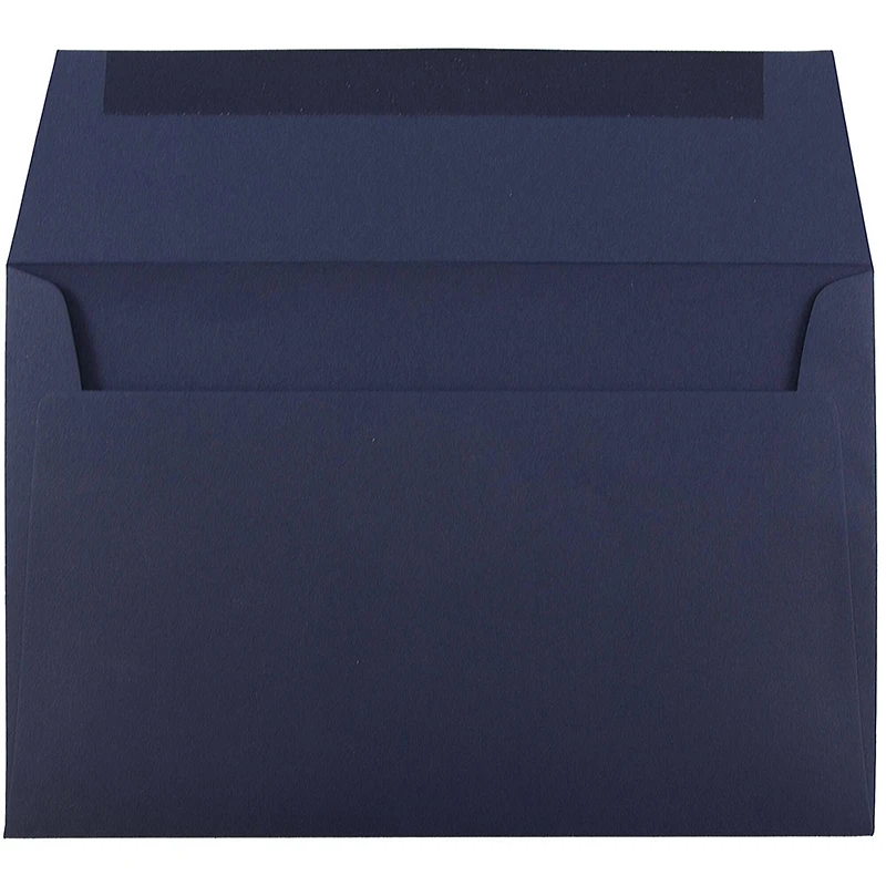 JAM Paper A10 Navy Blue Recycled Invitation Envelopes