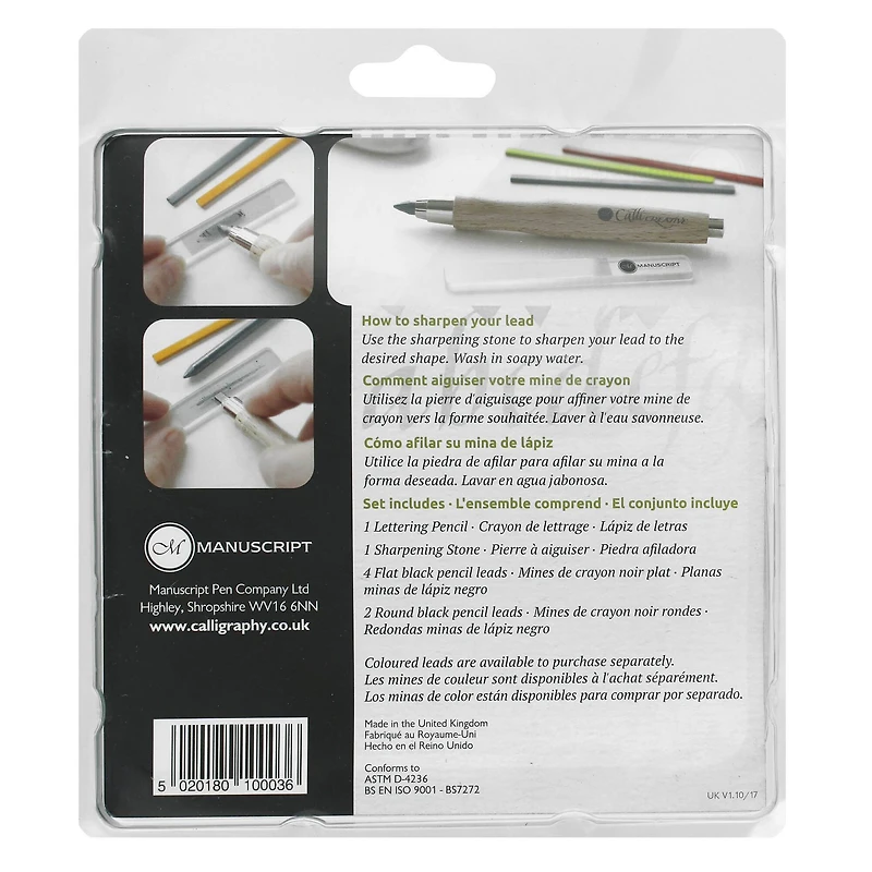 Manuscript Black Lettering Pencil Set 