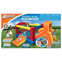 Banzai® Inflatable Double Slide Bouncer™ Outdoor Toy