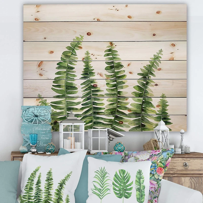 Designart - Fern Leaves Detail II