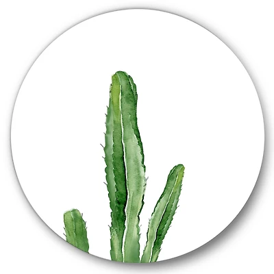Designart - Green Cactus South Western Plant Botanical Detail