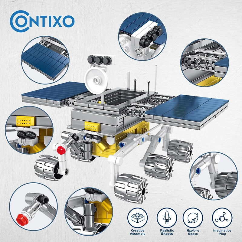 Contixo BK06 Aerospace Series Mars Rover Building Block Set