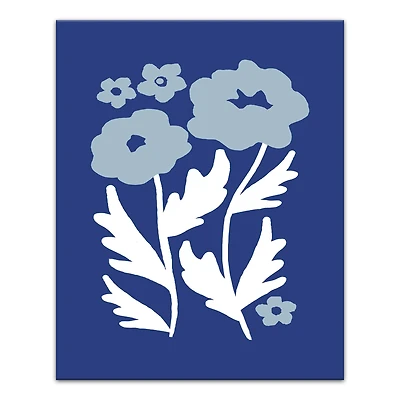 Modern Poppies 16" x 20" Canvas Wall Art