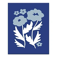 Modern Poppies 16" x 20" Canvas Wall Art