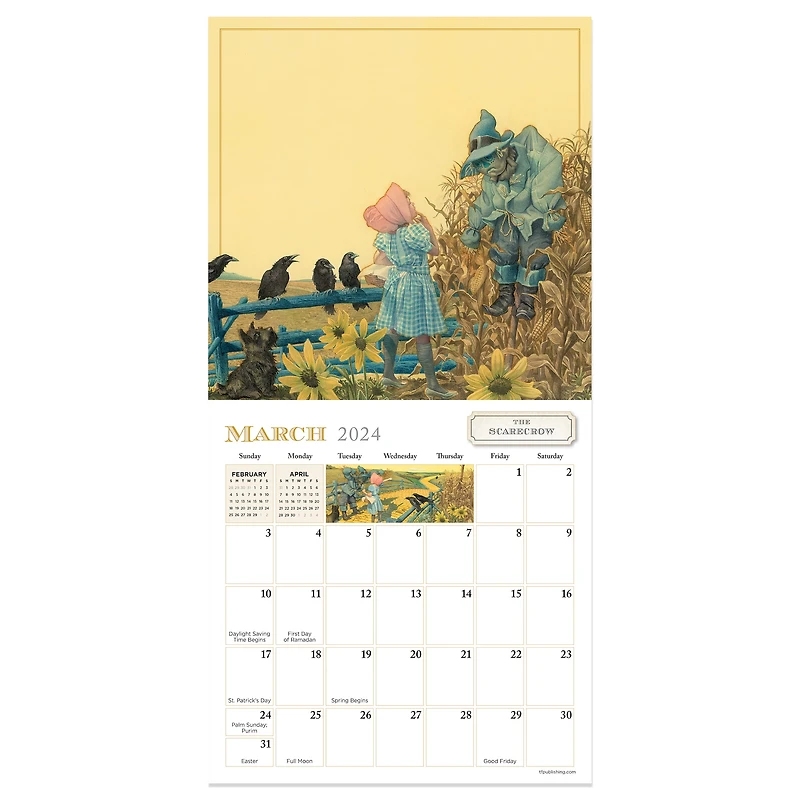 TF Publishing 2024 Wizard of Oz Mini Calendar