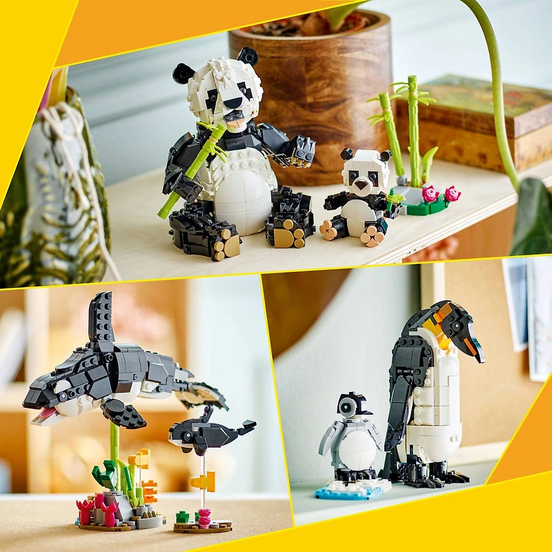 LEGO® Creator 3in1 Wild Animals: Panda Family Toy Playset 31165