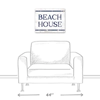 Beach House Canvas Wall Art