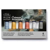 Winsor & Newton™ Cotman Watercolour™ Metallic Set