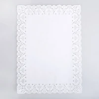 18 Packs: 6 ct. (108 total) Rectangle Grease-Proof Doilies by Celebrate It®
