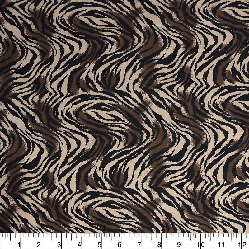 Feldman Tiger Print Cotton Flannel