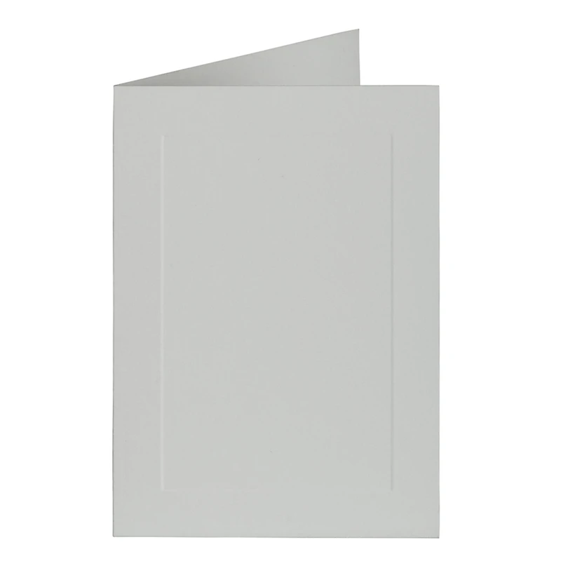 JAM Paper A1 Blank White Foldover Cards with Panel