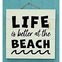 Leisure Arts® Vinyl Matte Black At the Beach Decal