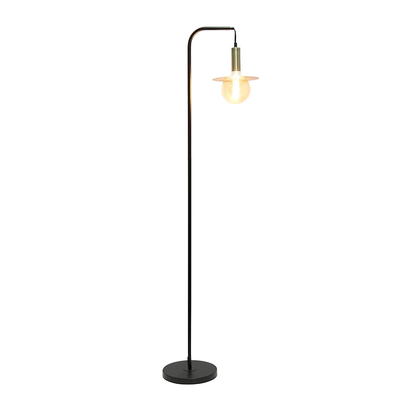 Lalia Home 5ft. Black Oslo Floor Lamp