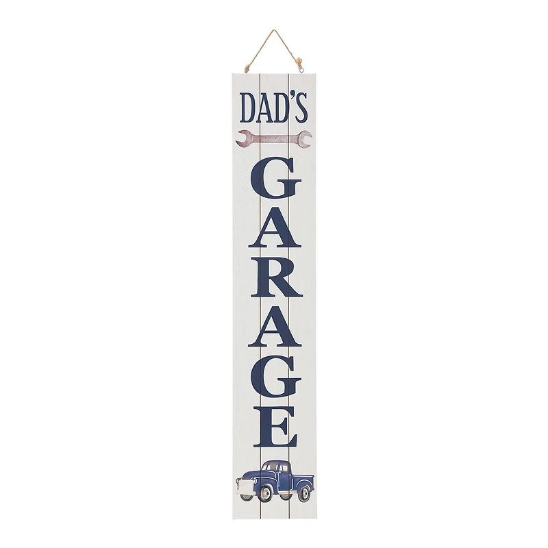 Glitzhome® 3.5ft. Double Sided Wooden Porch Sign Mother's Day & Father's Day
